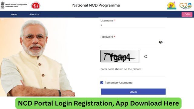 NCD Portal Login